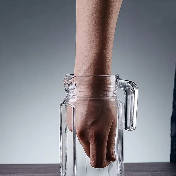 Vilon_500_Ml_0_5l_Glass_Jug_With_Leak_Proof_Lid_Handle_Elegant_Transparent_Pitcher_For_Water_Juice_Milk_Chaas_Cocktails_500ml_Hexa_Jug