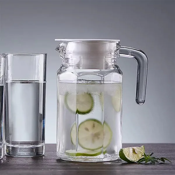 Vilon_500_Ml_0_5l_Glass_Jug_With_Leak_Proof_Lid_Handle_Elegant_Transparent_Pitcher_For_Water_Juice_Milk_Chaas_Cocktails_500ml_Hexa_Jug
