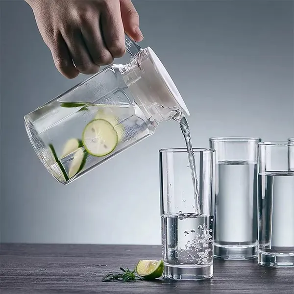 Vilon_500_Ml_0_5l_Glass_Jug_With_Leak_Proof_Lid_Handle_Elegant_Transparent_Pitcher_For_Water_Juice_Milk_Chaas_Cocktails_500ml_Hexa_Jug
