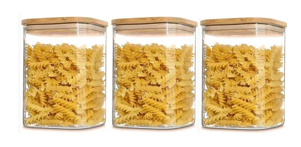 950ml_Glass_Jars_With_Bamboo_Lids_Square_Airtight_Spice_Storage_Containers_For_Kitchen_Pantry_Herbs_Set_Of_12
