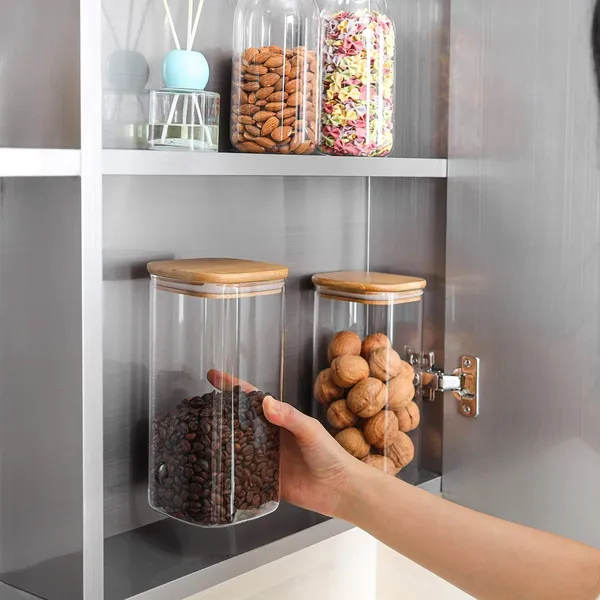 1600ml_Glass_Jars_With_Bamboo_Lids_Square_Airtight_Spice_Storage_Containers_For_Kitchen_Pantry_Herbs_Set_Of_12