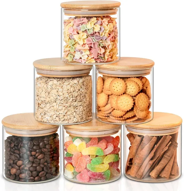 685ml_Glass_Jars_With_Bamboo_Lids_Round_Airtight_Spice_Storage_Containers_For_Kitchen_Pantry_Herbs_Set_Of_12