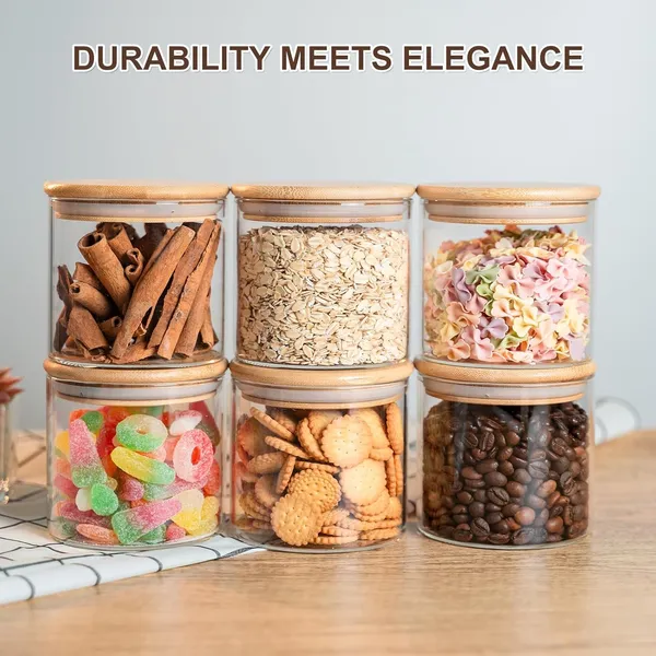 685ml_Glass_Jars_With_Bamboo_Lids_Round_Airtight_Spice_Storage_Containers_For_Kitchen_Pantry_Herbs_Set_Of_12