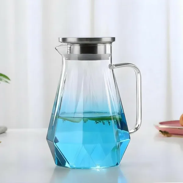 1.6Liter_Premium_Glass_Water_Jug_With_Stainless_Steel_Lid_1600ml_Borosilicate_Glass_Carafe_For_Fridge_Large_Beverage_Pitcher_For_Juice_Iced_Tea_Milk_Elegant_Modern_Serving_Jug