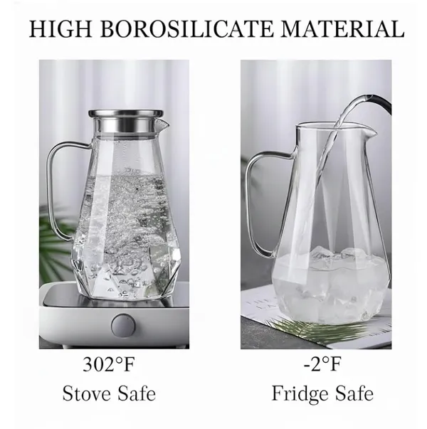 1.6Liter_Premium_Glass_Water_Jug_With_Stainless_Steel_Lid_1600ml_Borosilicate_Glass_Carafe_For_Fridge_Large_Beverage_Pitcher_For_Juice_Iced_Tea_Milk_Elegant_Modern_Serving_Jug