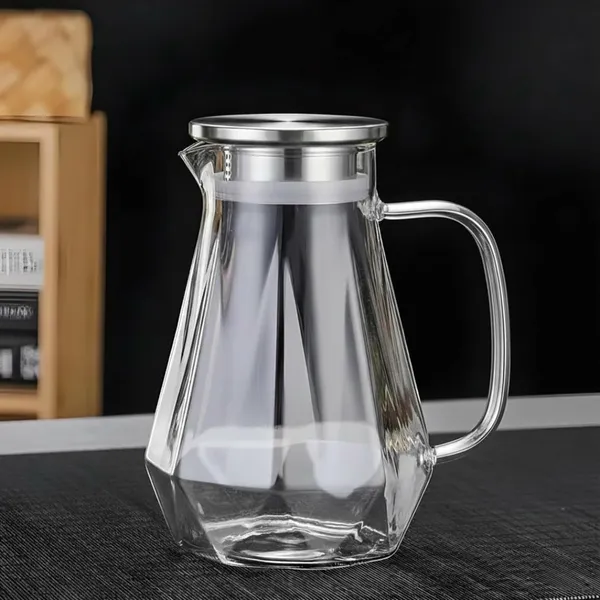 1.6Liter_Premium_Glass_Water_Jug_With_Stainless_Steel_Lid_1600ml_Borosilicate_Glass_Carafe_For_Fridge_Large_Beverage_Pitcher_For_Juice_Iced_Tea_Milk_Elegant_Modern_Serving_Jug