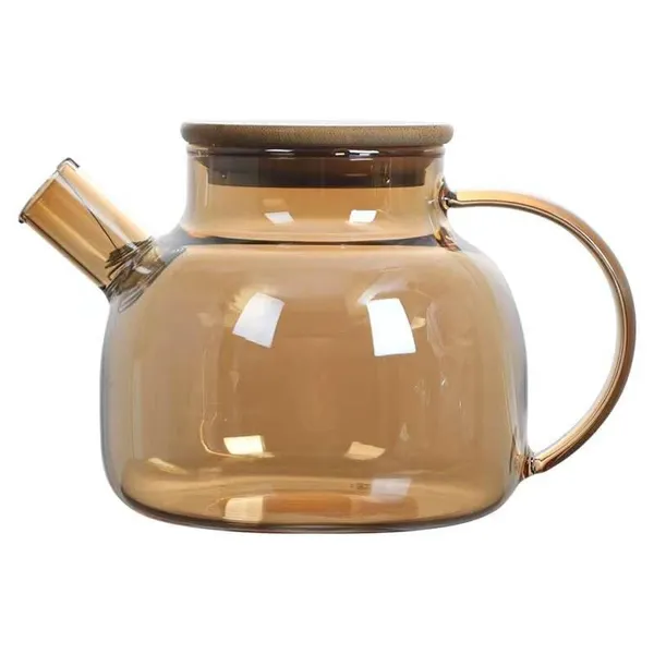 Vilon_1_Liter_Amber_Glass_Jug_With_Natural_Bamboo_Lid_1000ml_Golden_Tinted_Borosilicate_Glass_Carafe_Eco_Friendly_Water_Juice_Pitcher_Heat_Resistant_Decorative_Serving_Jug_For_Home