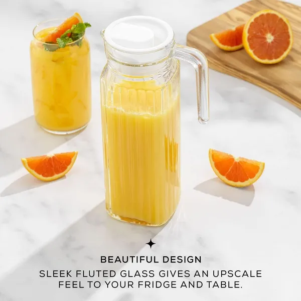 1100_Ml_Pack_Of_2_Glass_Pitcher_With_Lid_Beverage_Serveware_And_Storage_Container_For_Hot_Or_Cold_Drinks_Fridge_Jug_Juice_Container_Or_Milk_Jug