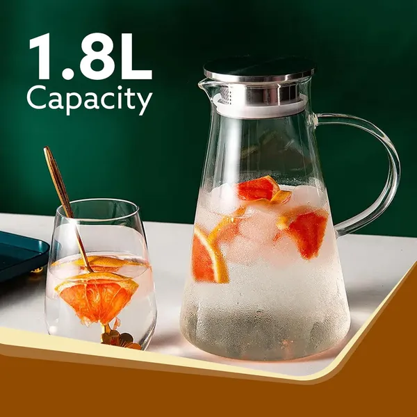 Premium_Glass_Water_Jug_1_8_Ltr_Transparent_Hot_Cold_Water_Pitcher_With_Lid_Water_Jug_Iced_Tea_Milk_And_Juice_Beverage_Carafe_Lemon_Jug_1_80_Liter_Vd_1_8_L_Boro