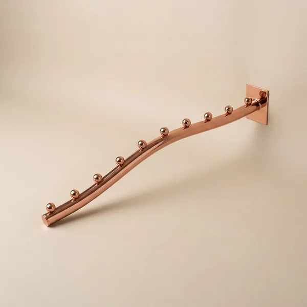 Mild_Steel_Rose_Gold_Wall_Hanger_For_Garment_Display