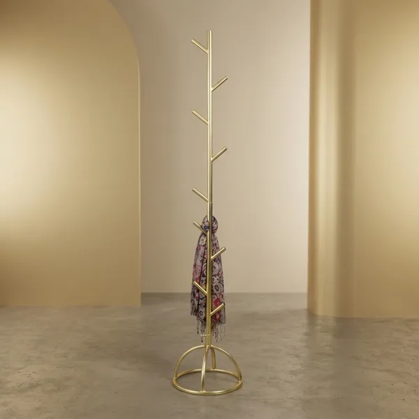 Mild_Steel_Golden_Tree-Style_Garment_Display_Stand