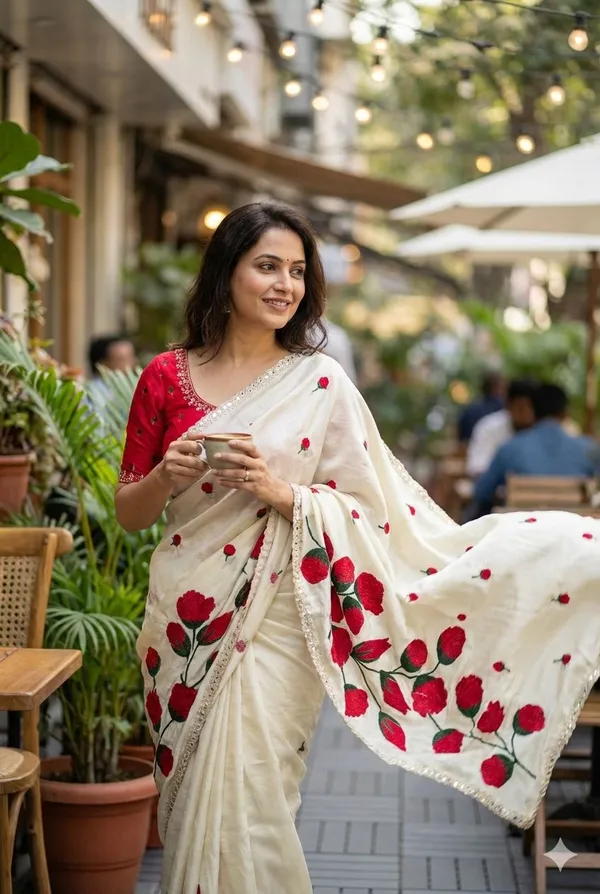 Soft_Rangoli_Silk_Embroidered_Mirror_Work_Saree_with_Cutwork_Border