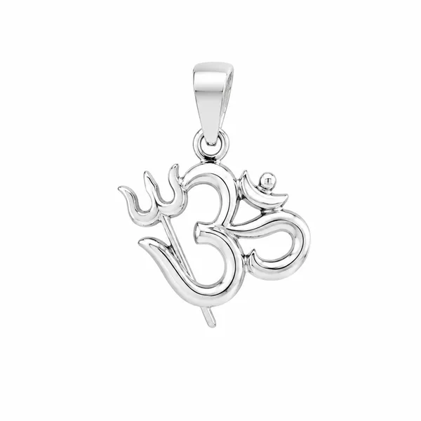 925_Sterling_Silver_Om_Trishul_Pendant_|_Hindu_Religious_Jewelry_|_Spiritual_Gift_for_Men_&_Women_|_Temple_Tales