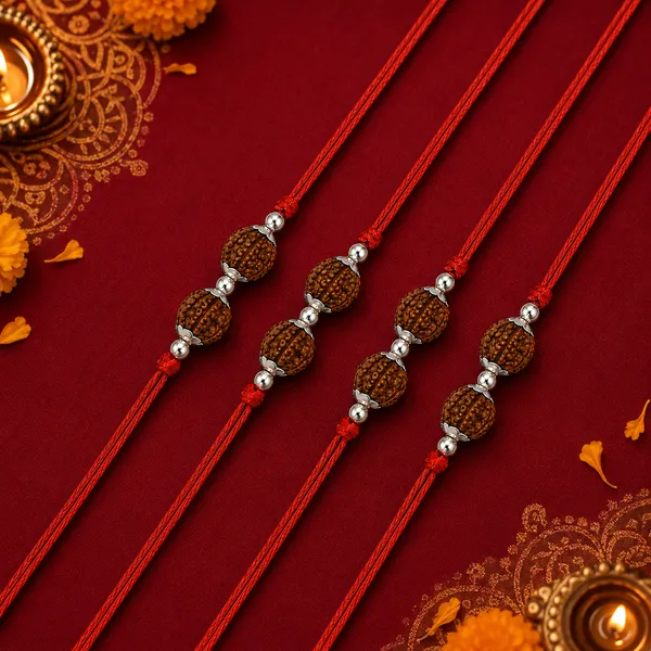 Shiv-Shakti_Kavach_–_2_Rudraksh_Beads_(Pack_of_4)_925_Sterling_Silver_Rakhi_for_Brother_|_Raksha_Bandhan_Gift_|_Temple_Tales