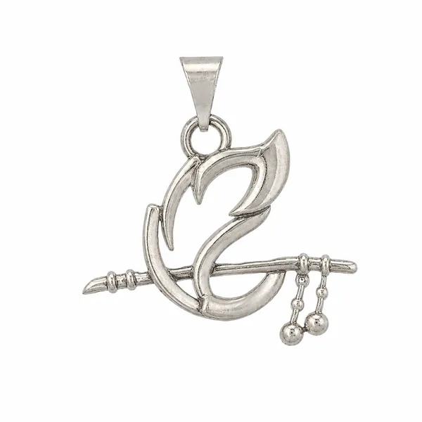 925_Sterling_Silver_Krishna_Flute_&_Peacock_Feather_Pendant_|_Krishna_Religious_Jewelry_|_Spiritual_Gift_for_Men_&_Women_|_Temple_Tales