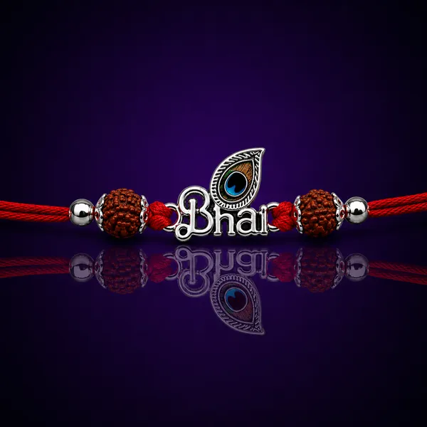 Temple_Tales_Krishna_Bhai_Kavach_Silver_Rudraksha_Rakhi_for_Raksha_Bandhan