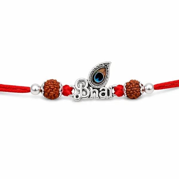 Temple_Tales_Krishna_Bhai_Kavach_Silver_Rudraksha_Rakhi_for_Raksha_Bandhan