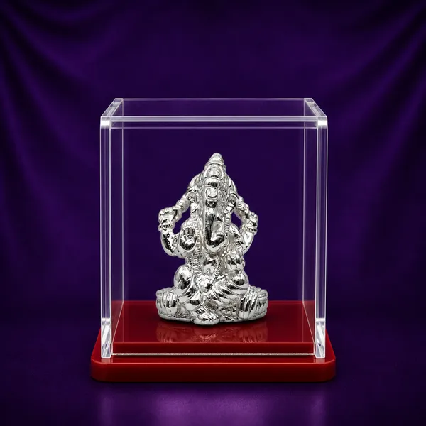 Temple_Tales_Pure_925_Sterling_Silver_Ekdant_Ganesh_Ji_Idol_4g_|_Chandi_Ki_Ganpati_Murti_for_Car_Dashboard,_Pooja_Room_&_Gifting