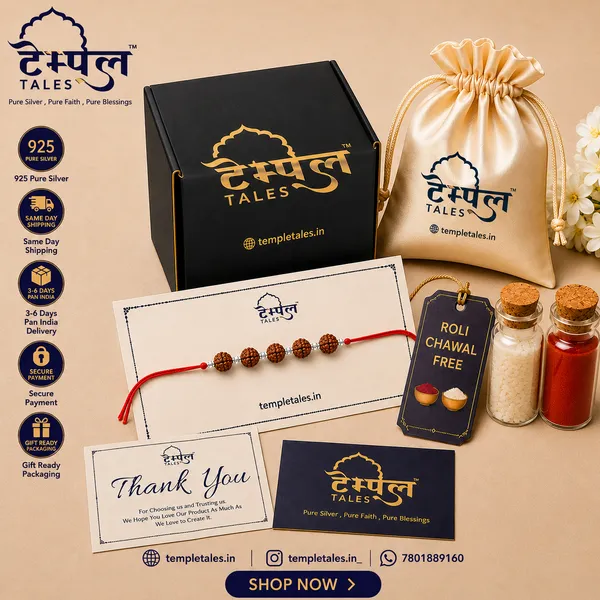 Panchmukhi_Kavach_–_5_Rudraksh_Beads_925_Sterling_Silver_Rakhi_for_Brother_|_Raksha_Bandhan_Gift_|_Temple_Tales