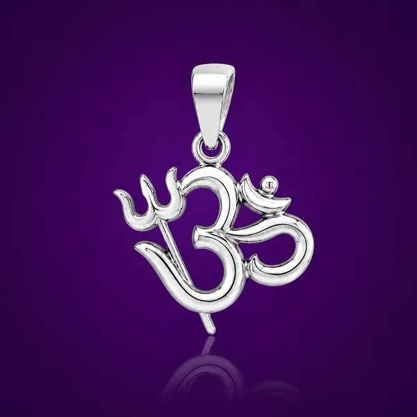 925_Sterling_Silver_Om_Trishul_Pendant_|_Hindu_Religious_Jewelry_|_Spiritual_Gift_for_Men_&_Women_|_Temple_Tales