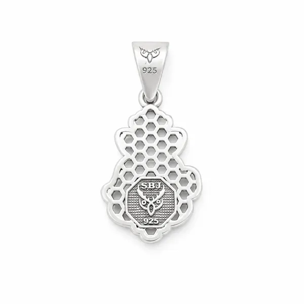 925_Sterling_Silver_Meditating_Ganeshji_Pendant_with_Hook_|_Ganpati_Bappa_Religious_Jewelry_|_Spiritual_Gift_for_Men_&_Women_|_Temple_Tales