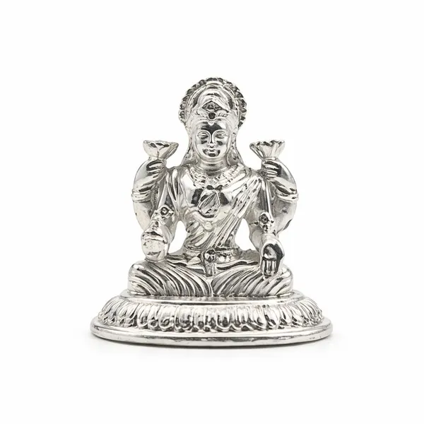 Temple_Tales_Pure_925_Sterling_Silver_Satya_Lakshmi_Ji_Idol_3g_|_Goddess_of_Prosperity_Murti_for_Car_Dashboard_&_Home_Mandir