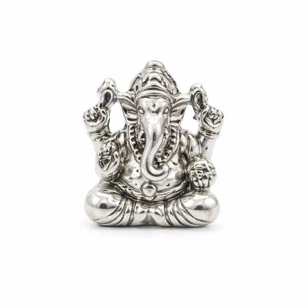 Temple_Tales_Pure_925_Sterling_Silver_Pragna_Ganesh_Ji_Idol_2g_|_Wisdom_Blessings_Ganesh_Murti_for_Student_Desk,_Car_&_Home_Temple