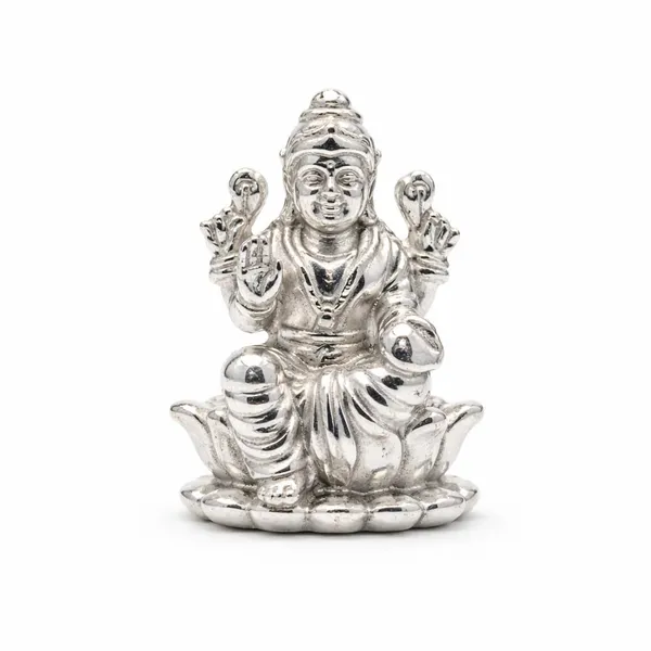 Temple_Tales_Pure_925_Sterling_Silver_Prabha_Lakshmi_Ji_Idol_3.5g_|_Radiant_Goddess_Laxmi_Murti_for_Daily_Mandir_Puja_&_Spiritual_Gift