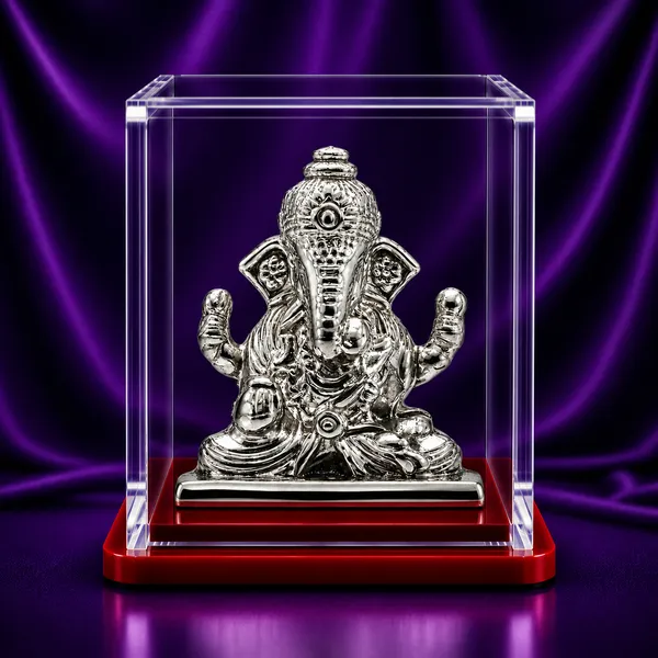 Temple_Tales_Pure_925_Sterling_Silver_Sumukh_Ganesh_Ji_Idol_6g_|_Beautiful_Faced_Silver_Ganesh_Murti_for_Main_Door_Mandir_&_Festivities