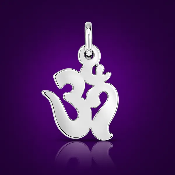 925_Sterling_Silver_Classic_Om_Pendant_|_Hindu_Religious_Jewelry_|_Spiritual_Gift_for_Men_&_Women_|_Temple_Tales