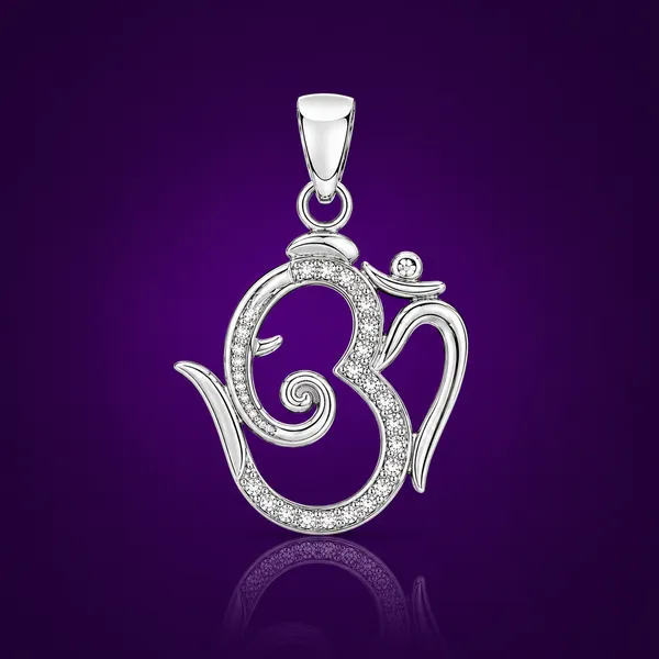 925_Sterling_Silver_Ganesh_Shaped_Om_Pendant_|_Ganpati_Religious_Jewelry_|_Spiritual_Gift_for_Men_&_Women_|_Temple_Tales