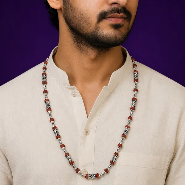 Kedarnath_Damru_Rudraksh_Mala_for_Meditation_&_Spiritual_Wear_|_Temple_Tales