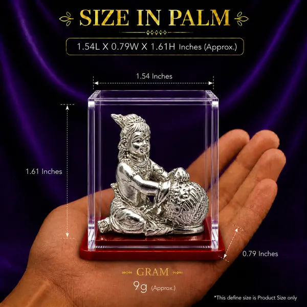Temple_Tales_Pure_925_Sterling_Silver_Makhanchor_Krishna_Ji_Idol_9g_|_Divine_Butter_Thief_Krishna_Murti_for_Home_Temple_&_Baby_Shower_Gift