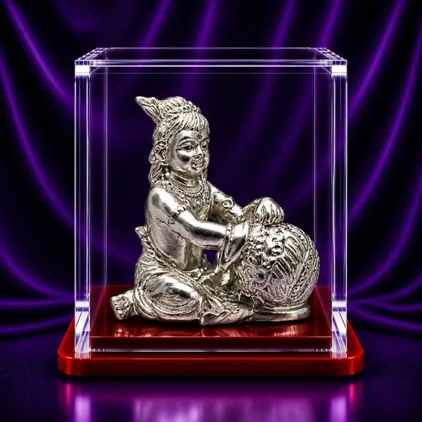 Temple_Tales_Pure_925_Sterling_Silver_Makhanchor_Krishna_Ji_Idol_9g_|_Divine_Butter_Thief_Krishna_Murti_for_Home_Temple_&_Baby_Shower_Gift