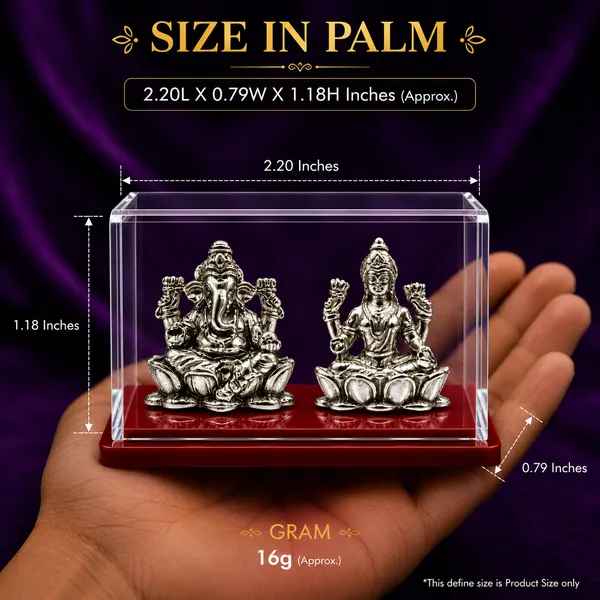 Temple_Tales_Pure_925_Sterling_Silver_Pushna_Ganesh_Ji_&_Shraddha_Lakshmi_Ji_Idol_Set_16g_|_Lakshmi_Ganesh_Murti_for_Diwali_Pooja,_Dhanteras,_Prosperity_&_Blessings_|_Festive_Gift
