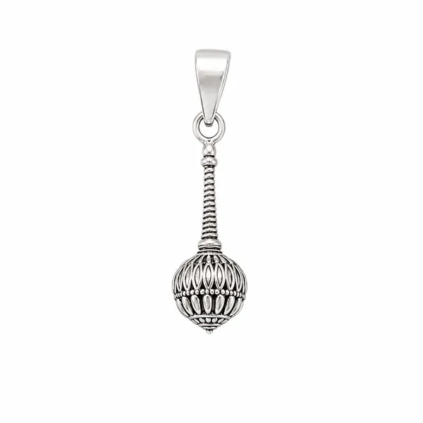 925_Sterling_Silver_Mini_Hanuman_Gada_Pendant_|_Bajrangbali_Religious_Jewelry_|_Spiritual_Gift_for_Men_&_Women_|_Temple_Tales