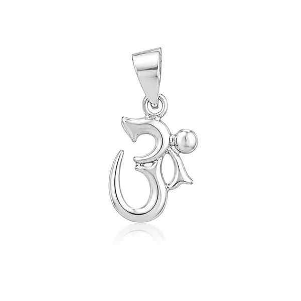 925_Sterling_Silver_Minimal_Om_Pendant_|_Hindu_Religious_Jewelry_|_Spiritual_Gift_for_Men_&_Women_|_Temple_Tales
