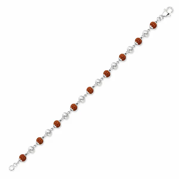 Shivansh_Rudraksh_Bracelet_with_Silver_Beads_for_Men_&_Women_|_Temple_Tales