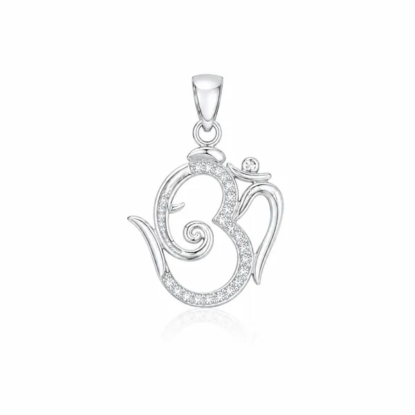 925_Sterling_Silver_Ganesh_Shaped_Om_Pendant_|_Ganpati_Religious_Jewelry_|_Spiritual_Gift_for_Men_&_Women_|_Temple_Tales