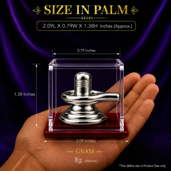 Temple_Tales_Pure_925_Sterling_Silver_Sacred_Shivling_Idol_8g_|_Chandi_Ka_Shivlingam_for_Daily_Home_Abhishekam_Puja_&_Blessings