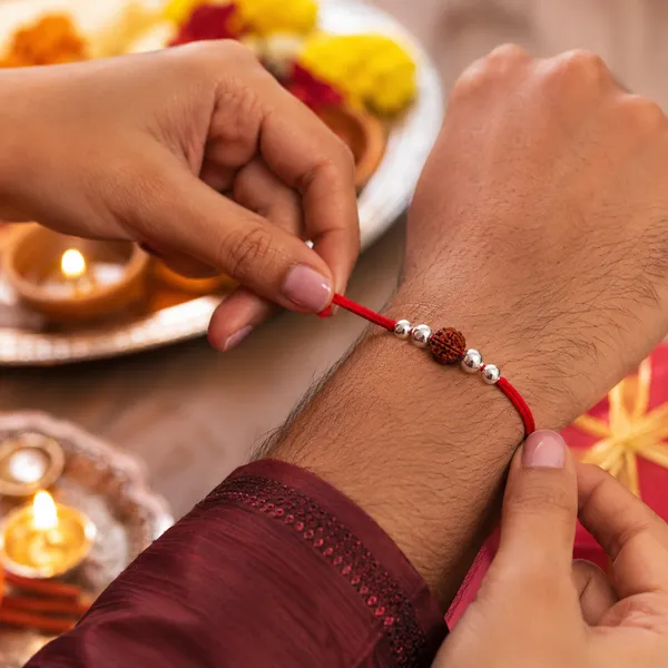 Temple_Tales_Panch_Tatva_Rudra_Silver_Rudraksha_Rakhi_for_Raksha_Bandhan
