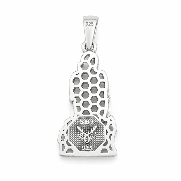 925_Sterling_Silver_Seated_Sai_Baba_Pendant_|_Sai_Devotional_Jewelry_|_Spiritual_Gift_for_Men_&_Women_|_Temple_Tales