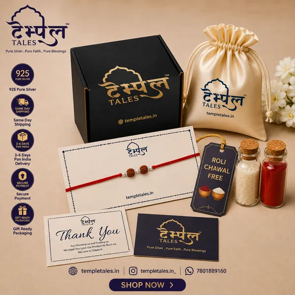 Shiv-Shakti_Kavach_–_2_Rudraksh_Beads_(Pack_of_5)_925_Sterling_Silver_Rakhi_for_Brother_|_Raksha_Bandhan_Gift_|_Temple_Tales
