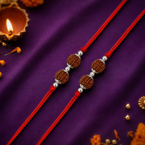 Shiv-Shakti_Kavach_–_2_Rudraksh_Beads__(Pack_of_2)_925_Sterling_Silver_Rakhi_for_Brother_|_Raksha_Bandhan_Gift_|_Temple_Tales