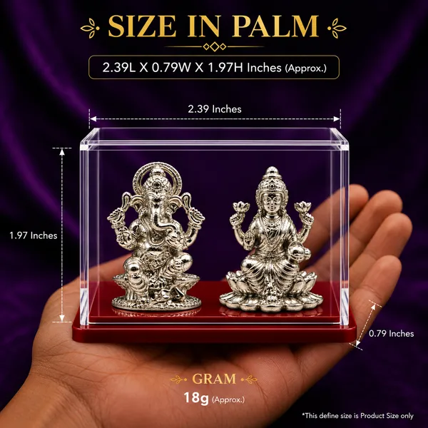 Temple_Tales_Pure_925_Sterling_Silver_Vinayak_Ganesh_Ji_&_Lakshmi_Ji_Idol_Set_18g_|_Lakshmi_Ganesh_Murti_for_Diwali_Pooja,_Dhanteras,_Wealth_&_Success_|_Premium_Diwali_Gift