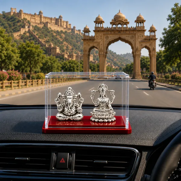 Temple_Tales_Pure_925_Sterling_Silver_Pragna_Ganesh_Ji_&_Shree_Lakshmi_Ji_Idol_Set_4g_|_Lakshmi_Ganesh_Murti_for_Diwali_Pooja,_Dhanteras,_Wealth_&_Prosperity_|_Diwali_Gift