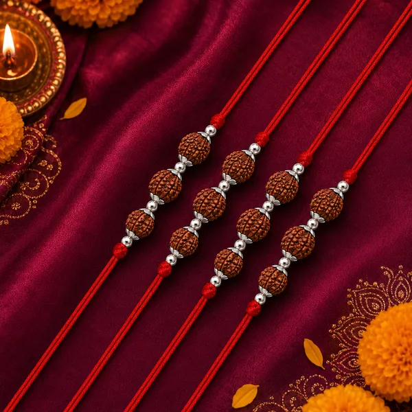 Trinetra_Kavach_–_3_Rudraksh_Beads_(Pack_of_4)_925_Sterling_Silver_Rakhi_for_Brother_|_Raksha_Bandhan_Gift_|_Temple_Tales
