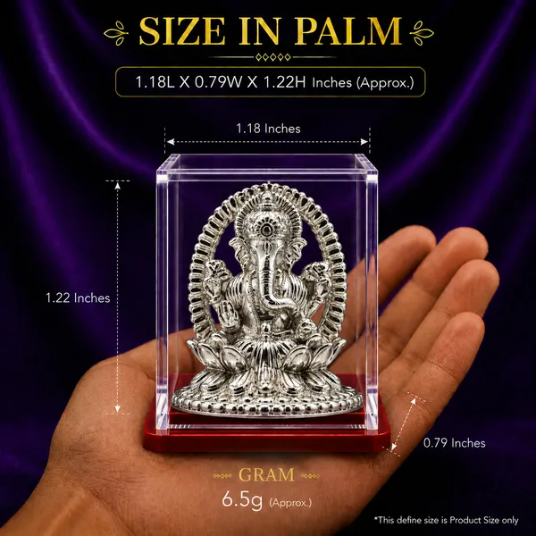 Temple_Tales_Pure_925_Sterling_Silver_Vighnaharta_Ganesh_Ji_Idol_6.5g_|_Obstacle_Remover_Ganpati_Murti_for_New_Office,_Home_Temple_&_Gift