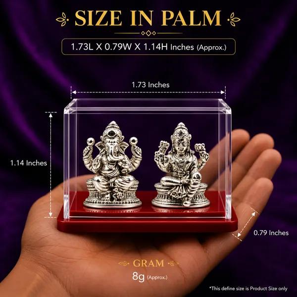 Temple_Tales_Pure_925_Sterling_Silver_Manya_Ganesh_Ji_&_Pushti_Lakshmi_Ji_Idol_Set_8g_|_Lakshmi_Ganesh_Murti_for_Diwali_Pooja,_Dhanteras,_Wealth_&_Abundance_|_Diwali_Gift