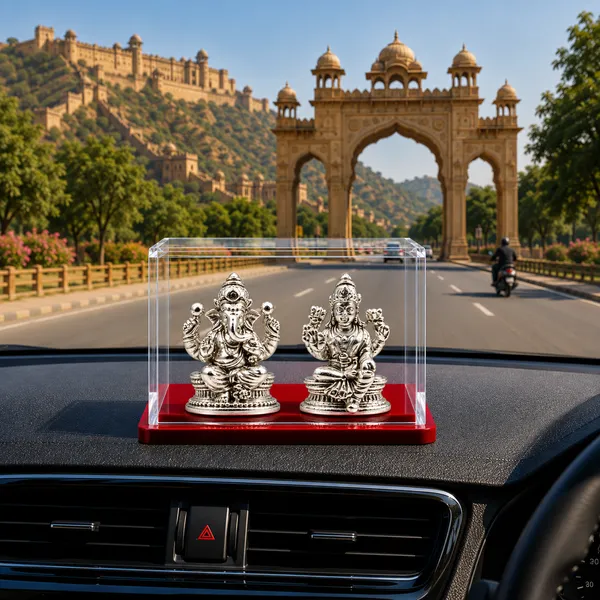 Temple_Tales_Pure_925_Sterling_Silver_Manya_Ganesh_Ji_&_Pushti_Lakshmi_Ji_Idol_Set_8g_|_Lakshmi_Ganesh_Murti_for_Diwali_Pooja,_Dhanteras,_Wealth_&_Abundance_|_Diwali_Gift